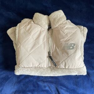 Women’s New Balance Fleece Jacket with Hard Shell Chest Panel Size Small